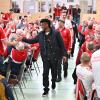 Der Einmarsch des FC-Bayern-Stars Kingsley Coman beim Fanclub Schlosspanther in Höchstädt: Dazu gab es am Sonntag vom Musikverein Donauklang den bayerischen Defiliermarsch. 