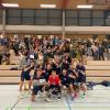 In ein Tollhaus verwandelte sich die SVS-Halle nach dem tollen Sieg der Türkheimer Volleyballer gegen das Spitzenteam aus Mömlingen. 