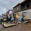 Überall auf Mayotte laufen Aufräumarbeiten.