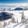 Kanadische Skiträume: das Red Mountain Resort in den Kootenay-Bergen - einem Teil der Rocky Mountains.