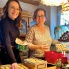 Kreisbäuerin Annett Jung hat mit Tochter Annemarie sieben Plätzchensorten vor Weihnachten gebacken. 