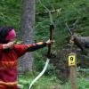 Bogenschießen kann man auch im Parcour.