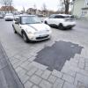 Auch auf Höhe des Klösterls wurde Asphalt statt Pflastersteinen aufgebracht. 