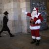 Weihnachtsmann in Jerusalem