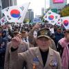 In Seoul protestieren Veteranen gegen die Stationierung nordkoreanischer Truppen in Russland. (Archivbild)