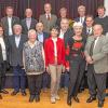 Ehrensitzung der Stadt Friiedberg, Gruppenfoto mit allen Geehrten uund Bürgermeister Roland Eichmann.  -   - 