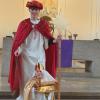 Groß und klein: Zwei Sternsinger aus Schwabmünchen, Florian Birkle (hinten) und Kilian Ziegler.