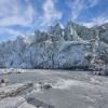 Die Kalbungsfront des Russell-Gletschers, Kangerlussuaq, Grönland.