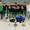 Die C-Junioren des TSV Nördlingen wurden Futsal-Meister im Kreis Donau. Hintere Reihe von links: Trainer Markus Leister, Paul Wagner, Leo Rieger, Paul Bachmann, Jonas Rothbauer, Niklas Maurer, Jakob Ott, Co-Trainer Niklas Leister. Vordere Reihe von links: Maxim Rolev, Muhammed Temizel, Noah Reicherzer, Ludwig Stüber. Vorne liegend: Max Stenzenberger.