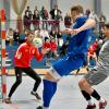 Der TSV Neusäß (links Torhüter Mahir Halilovic, rechts Akif Dogan) kann bei der Endrunde zur Hallenfußball- Landkreismeisterschaft einge Futsal-Regionalligaspieler aufbieten. 