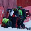 Der Franzose Cyprien Sarrazin musste nach seinem Trainingssturz in Bormio am Kopf operiert werden.