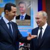 Der damalige syrische Präsident Baschar al-Assad, links, gestikuliert während eines Treffens mit dem russischen Präsidenten Wladimir Putin im Jahr 2020.