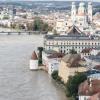 Auch das September-Hochwasser in Passau fiel im Wetterjahr 2024 auf.