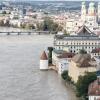 Auch das September-Hochwasser in Passau fiel im Wetterjahr 2024 auf.