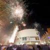 Ulm - Ulmer Münsterplatz - Silvester 2024/2025 - Feuerwerk - Raketen - Böller - Feuerwerkskörper  -   - 