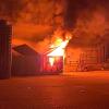 Lichterloh brannte an Silvester ein Container auf einem Industriegelände in Bonstetten. Hatten Kinder dort gezündelt?