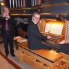 Michael Bischof mit Trompete und Andreas Weil an der Jann-Orgel sind
inzwischen das Gesicht des Silvesterkonzerts in Illertissen.