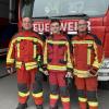 Das Führungsteam der First Responder Affing (von links): Thomas Eichmayr, Georg Hartl (beide stellvertretende Leiter) und Leiter Christian Dietrich-