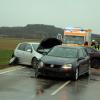 Vier Autos stießen zwischen Illertissen und Unterroth zusammen.