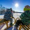 Im Allgäu kann man mit Kindern im Winter einiges unternehmen - Rodeln ist nur eine von vielen Möglichkeiten.