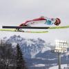 Stefan Kraft bei einem Sprung in Bischofshofen.