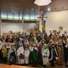 Die Sternsinger der PG Schmutter-Lech nach der Aussendung