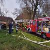 In der Oggermühle zwischen Burgheim und Straß-Moos ist am Donnerstagnachmittag ein Brand ausgebrochen.