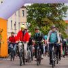 Der Donautal-Radelspaß wird im September in Wittislingen gestartet. Das Foto entstand 2022 beim Start in Wertingen. 