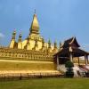 Der Pha That Luang, ein goldener Stupa aus dem 16. Jahrhundert, ist das Wahrzeichen von Laos.