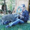 Wildschwein Luise fühlt sich sauwohl