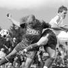 Starball: Großbardorfs Manuel Krug (links) ...