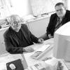 Der Wächterpreis der Deutschen Tagespresse geht an Thomas Fritz (rechts)
und Rainer Stumpf. Die Journalisten der MAIN-POST erhalten die
Auszeichnung für die Berichterstattung aus Zell.