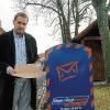 Die Alternative bei der Briefzustellung: Seit einigen Wochen hat die Main-PostLogistik einen eigenen Briefkasten
aufgestellt. Die Sendungen werden schon am nächsten frühen Morgen zugestellt.