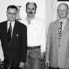 Der Schachclub Rieneck ehrte seine verdienten Mitglieder (von links):
Georg Nickel (seit 50 Jahren aktiv), Werner Muthig (Ehrenmitglied),
Michael Fürsch (25 Jahre Mitglied) und Martin Bechold (Silberne Nadel für
besondere Verdienste). Hermann Marx (rechts) wurde zum neuen
Vereinsvorsitzenden gewählt.