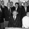 In der Hauptversammlung des BRK Langenprozelten wurden (von links) Hans-Joachim Beyrich, Werner Wawock,
Walter Dehn, Roland Betz, Maria Felbinger, Kurt Zügner, Sonja Gerlach, Bernhard Ils, Richard Grüner und (vorne)
Clemens Durchholz sowie Andreas Wirth ausgezeichnet.