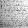 Noch in alter Schnörkelschrift verfasst: der Brief an den Amtmann der
Lichtenburg, datiert auf den 26. September 1718 (Datum siehe oben
rechts).