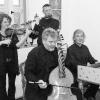 Ulla Schneider, Achim Weigel,
Christian Reif und Michael Günther
stellten auf Schloss Homburg
Kammermusik aus der Barockzeit vor.