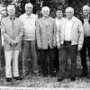 Der Landesvorsitzende des Christlichen Gewerkschaftsbundes, Kurt Schreck (links), ehrte zusammen mit dem
Kreisvorsitzenden der Christlichen Gewerkschaft Metall (CGM), Bernhard Kreser (rechts), langjährige Mitglieder
für 40 und 50 Jahre Treue. Im Bild (von links) Schreck, Ernst Goldbach, Werner Bieberstein, Edgar Dörringer, Theo
Dittmaier, Ludwig Siegler, Reinhard Stamm und Kreser.