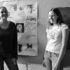 Martina Mann (9a) und Julia
Döppert (9c) vom
Steigerwald-Landschulheim Wiesentheid
gehören zu den Schülern, die
sich mit dem Leben Einsteins
beschäftigten.