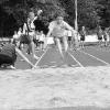 Und Sprung! Die besten Nachwuchs-Leichtathleten maßen ihre Kräfte beim Kreissportfest auf der Hans-Stumpf-Sportanlage in Höchberg.