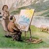 "Ich finde es ein bisschen zu entartet, Schatz" - dies ist eine der rund 120
Karikaturen von Greser und Lenz, die zurzeit in Lohr zu sehen sind.