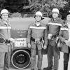 Die höchste Stufe der Leistungspfüfung Gold-Rot, haben (von links) Stefan
Müller, Hans Döller und Andreas Hassold von der Feuerwehr Ippesheim
erreicht, Kommandant Werner Franz (rechts) ist stolz auf seine Männer.