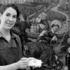 Greift am Wochenende beim Festungsfest selbst zum Pinsel: Restauratorin
Susanne Friedmann zeigt Techniken der alten Maler.