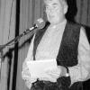 Jürgen Gahn (Gefrees),
Vorsitzender der Arbeitsgemeinschaft
Fränkische Volksmusik Oberfranken,
führte in Mundart durch das
Programm.