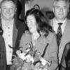 Richard Krebs (links) und Walter
Höfling gratulierten der
Parteikollegin Elvira Hotz zum 75.
Geburtstag.