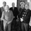 In der Hauptversammlung zeichnete Vorsitzender Ansgar Hepp Mitglieder
für 25, 40 und 50 Jahre Treue zum Langenprozeltener Verein
Kameradschaft (von links) aus: Ansgar Hepp, Waldemar Egert, Manfred Hofmann,
Erich Betz, Adolf Rüb, Arthur Haberberger und Jürgen Egert, der neue
Vorsitzende.