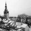 Die Oberkirche in Bad Frankenhausen hat einen schiefen Turm, der als Wahrzeichen der nordthüringischen Gemeinde gilt.