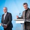 Bayerns Ministerpräsident Markus Söder (r, CSU) sagte nicht, welche Regeln konkret verschärft werden könnten.