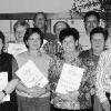 Der BLSV ehrte folgende Mitglieder des TV Burgsinn (von links): Maria Schelbert, Brigitte Hagedorn, Margot
Gärtner, Christel Schmitt, Anny König, Werner Herold, Martha Volpert. Dahinter Heinz Herget, Ingrid Rützel, Eugenie
Kistner, Erika Scheidt, Monika Herget, Hubert Herget, (in der hinteren Reihe) Scott Templin und Ralf Knüttel.
