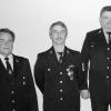 Ehrungen für langjährige Aktive
gab es bei der Kreuzwertheimer
Feuerwehr (von links): Berthold
Kunkel, Achim Breitenbach und
Siegfried Hock.